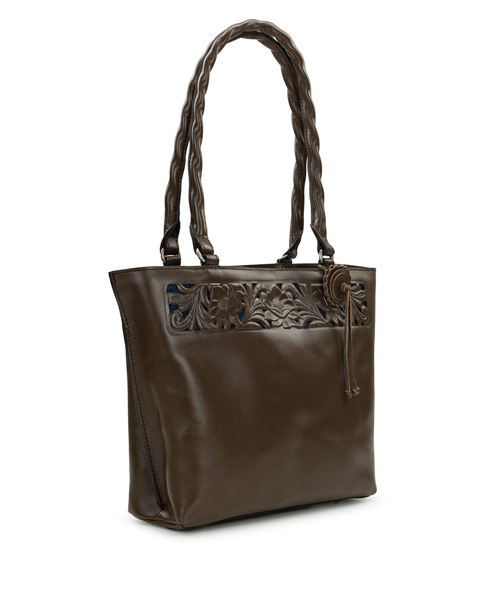 alexia tote cavo border tooled